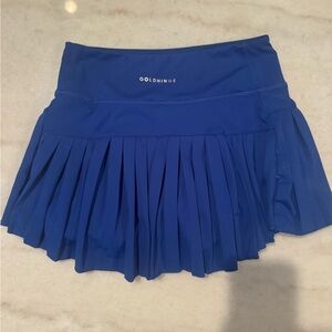 Goldhinge Royal Blue Skater Skirt